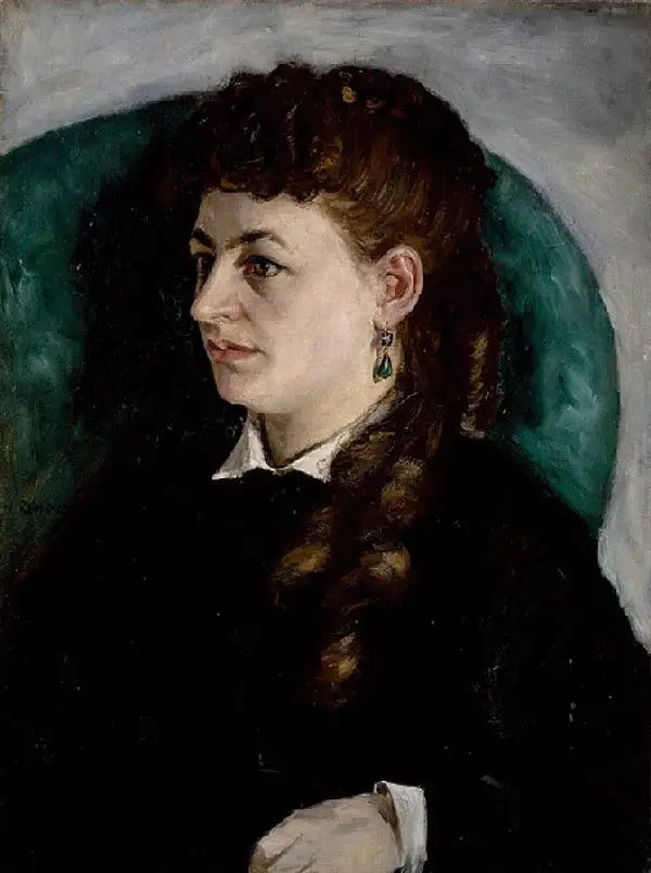 Porträt von Clémence Tréhot, genannt Mme Jules Le Cœur - Pierre-Auguste Renoir