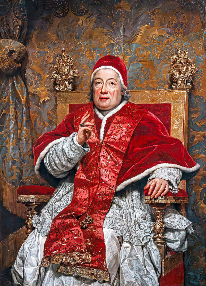 Porträt von Clemens XIII Rezzonico - Anton Raphael Mengs