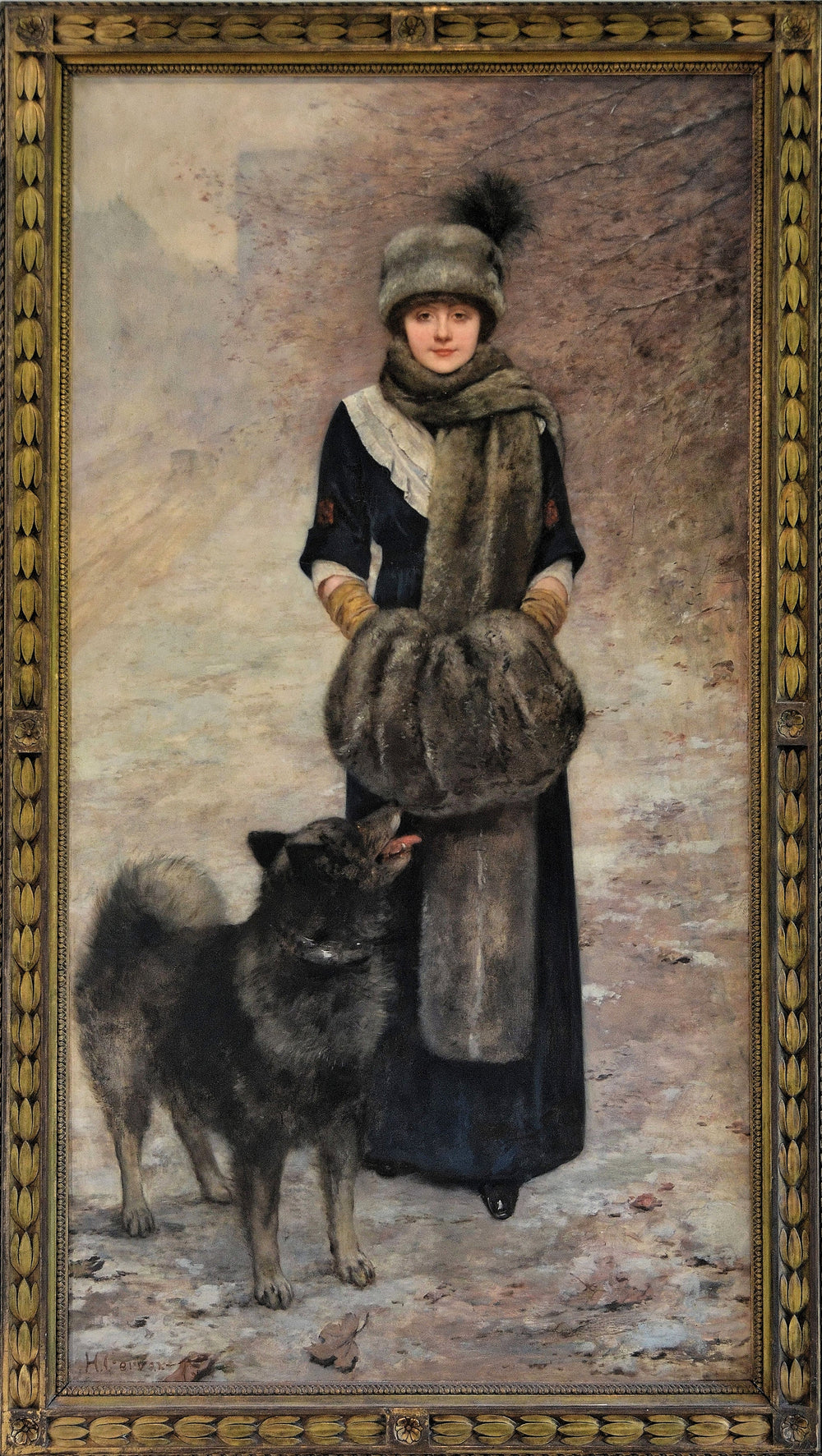 Portrait de Colette Gervex - Henri Gervex image 1 reproduction artisanale de tableau