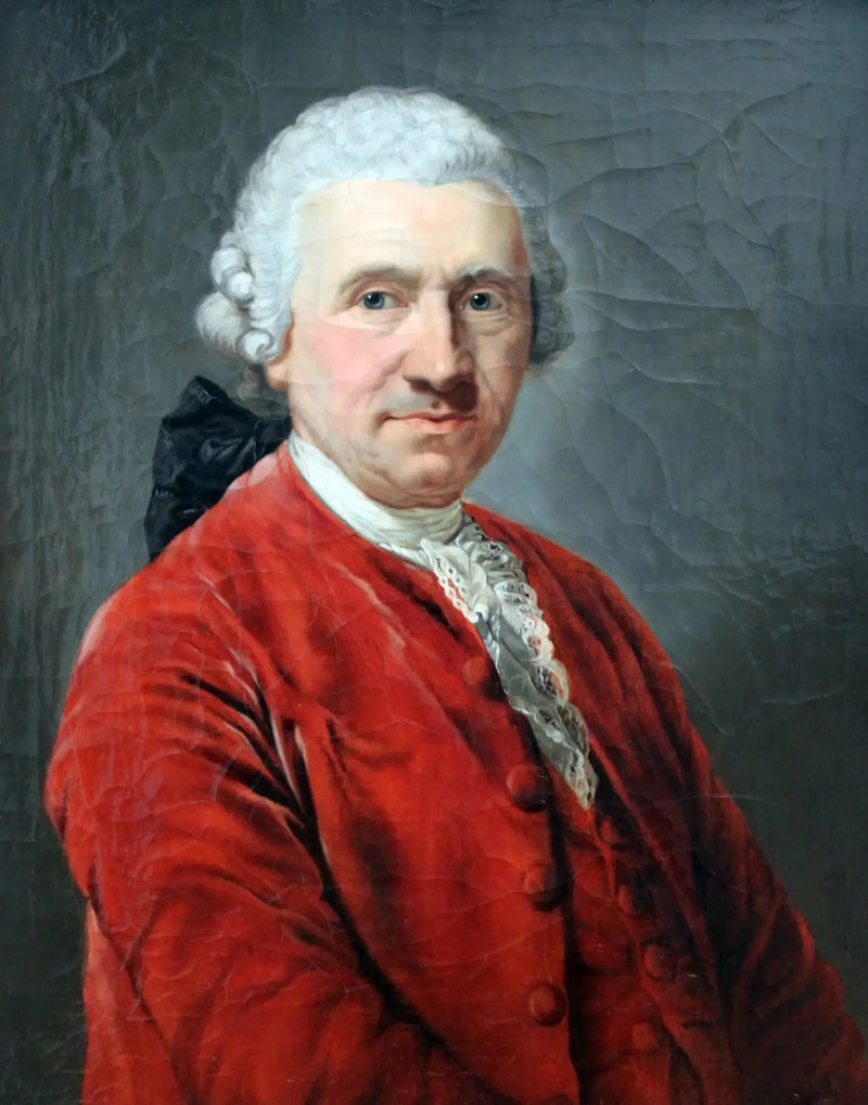Portrait von Conrad Ekhof, Theaterregisseur und Theaterhistoriker - Anton Graff