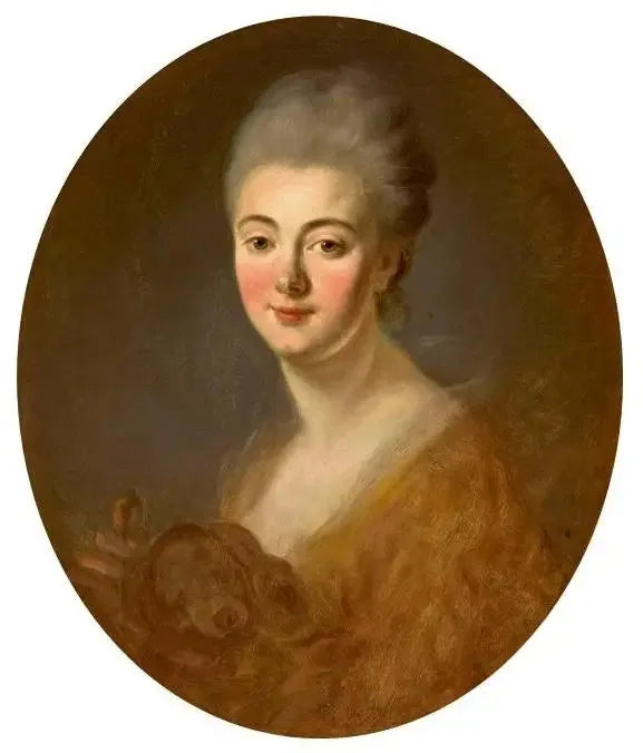 Portrait von Constance de Lowendal, Gräfin Turpin de Crissé - Jean-Honoré Fragonard