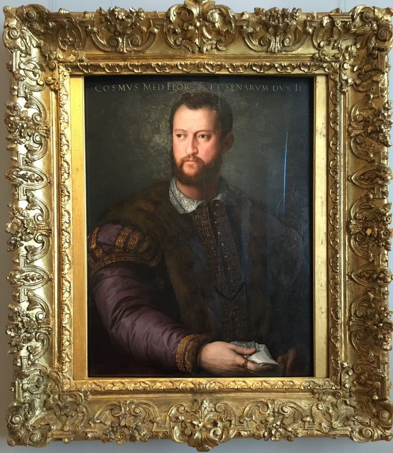 Porträt von Cosimo I. de' Medici. - Bronzino