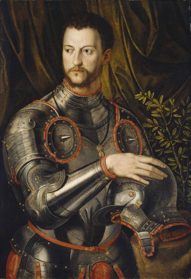 Porträt von Cosimo I. de' Medici, Großherzog der Toskana - Bronzino