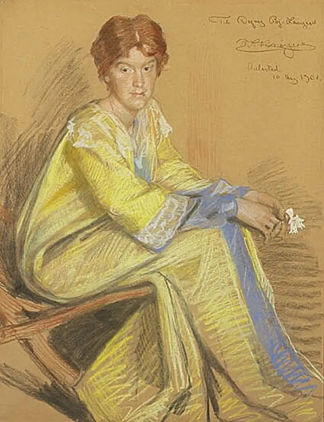 Porträt von Dagny Bjørnson Langen. - Peder Severin Krøyer