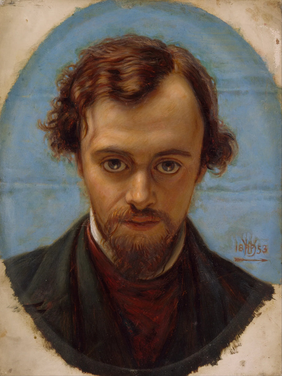 Porträt von Dante Gabriel Rossetti im Alter von 22 Jahren - William Holman Hunt
