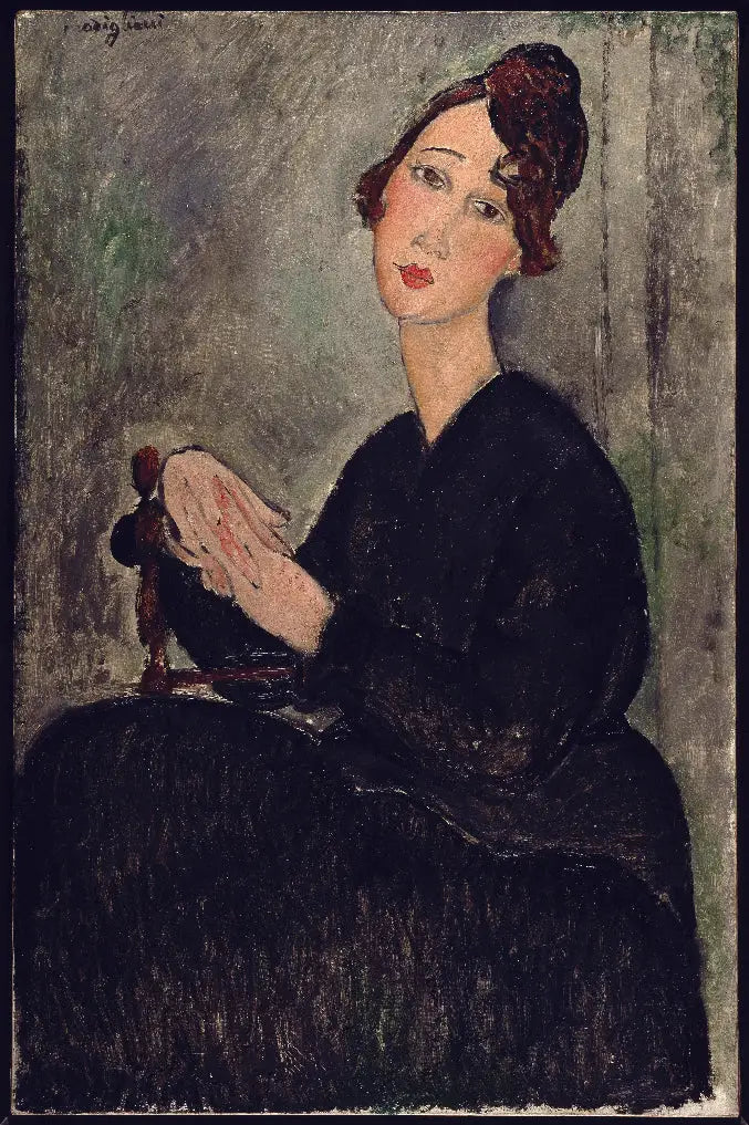Porträt von Dédie - Amedeo Modigliani