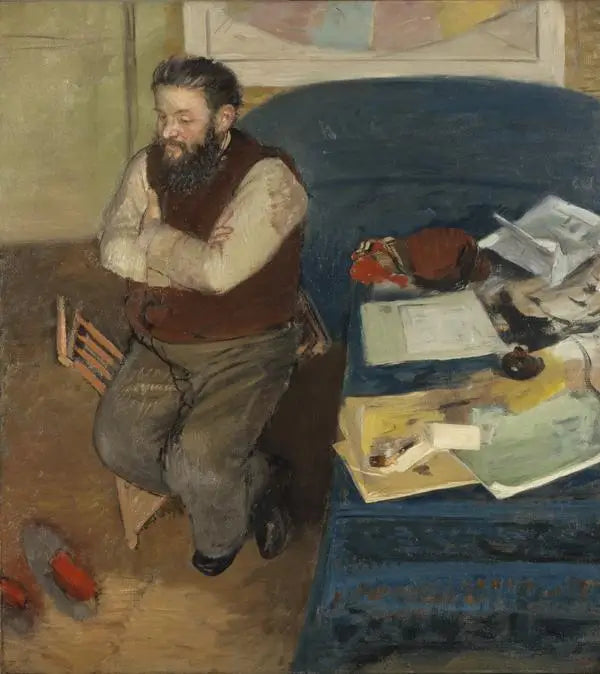 Porträt von Diego Martelli - Edgar Degas