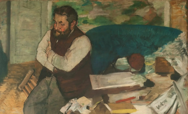 Porträt von Diego Martelli - Edgar Degas