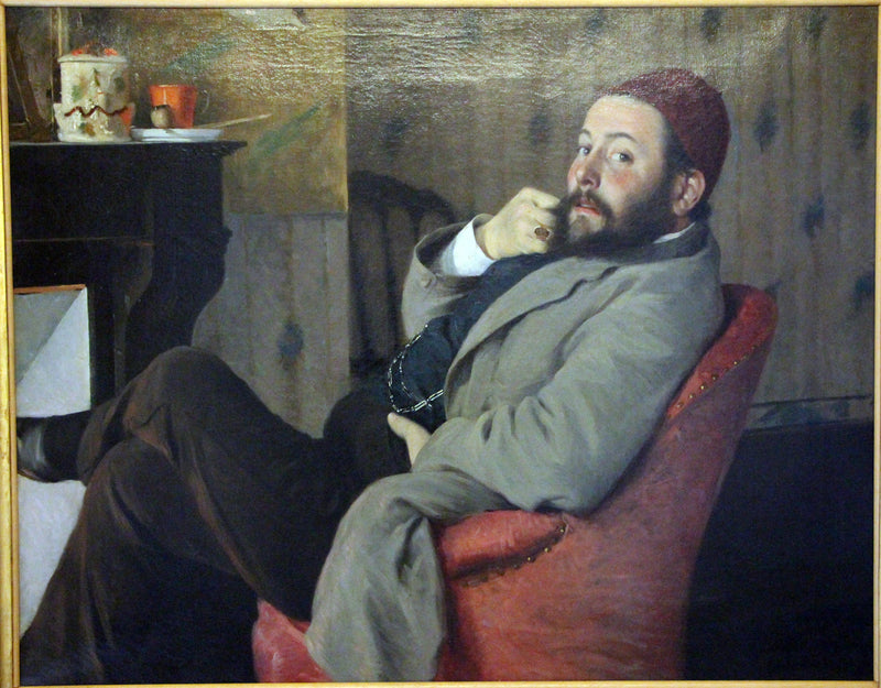 Portrait von Diego Martelli - Federico Zandomeneghi