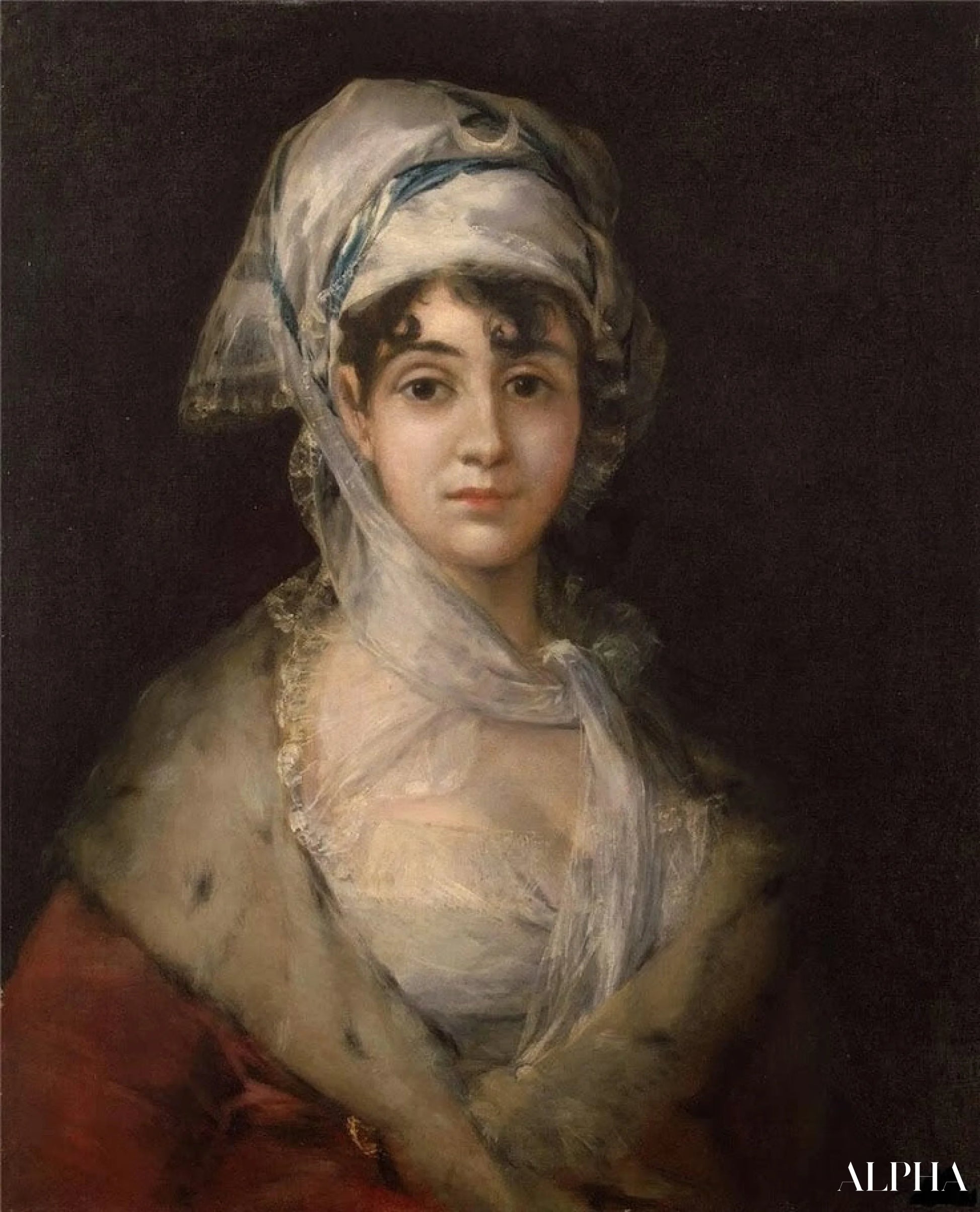 Portrait de Doña Antonio Zárate (1810-1811) - Francisco de Goya - Reproductions de tableaux et peintures haut de gamme
