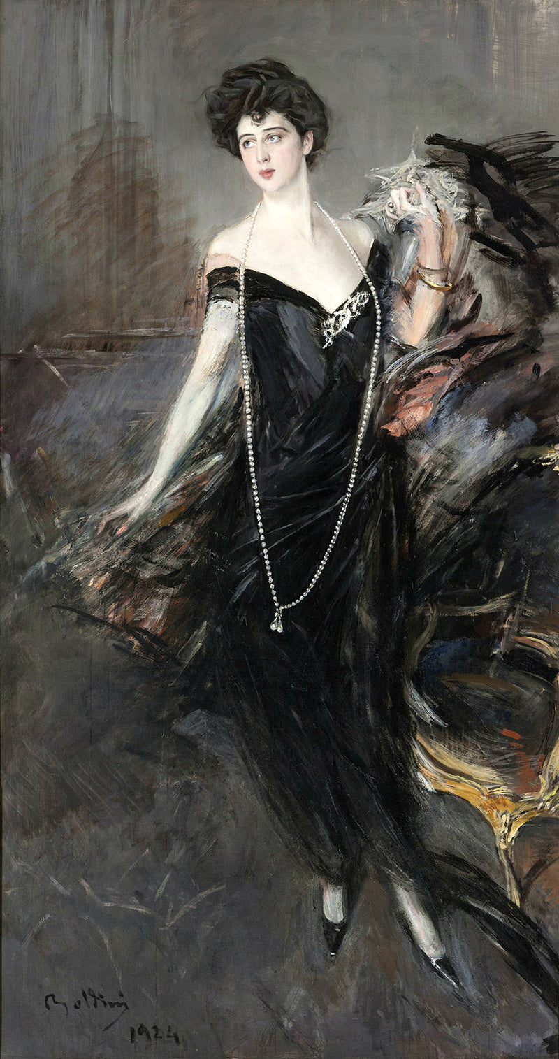 Portrait von Donna Franca Florio - Giovanni Boldini