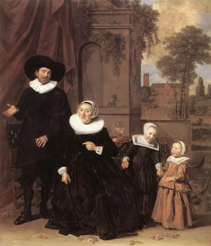 Familienporträt in einer Landschaft - Frans Hals
