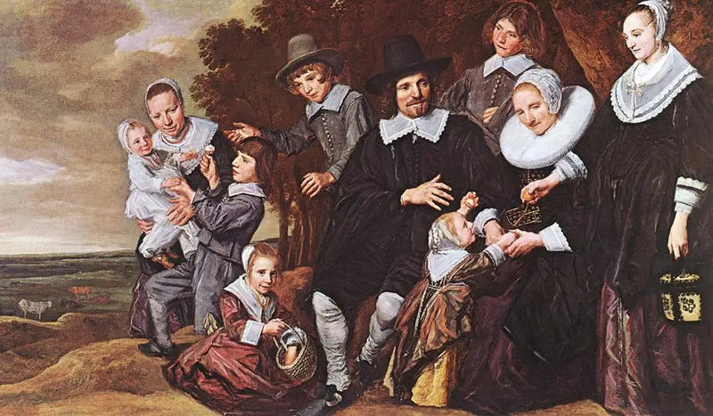Familienporträt in einer Landschaft - Frans Hals