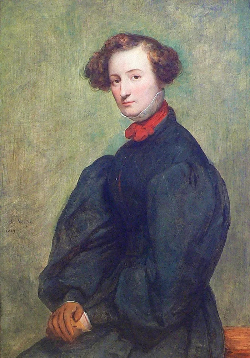 Porträt von Félicie de Fauveau - Ary Scheffer