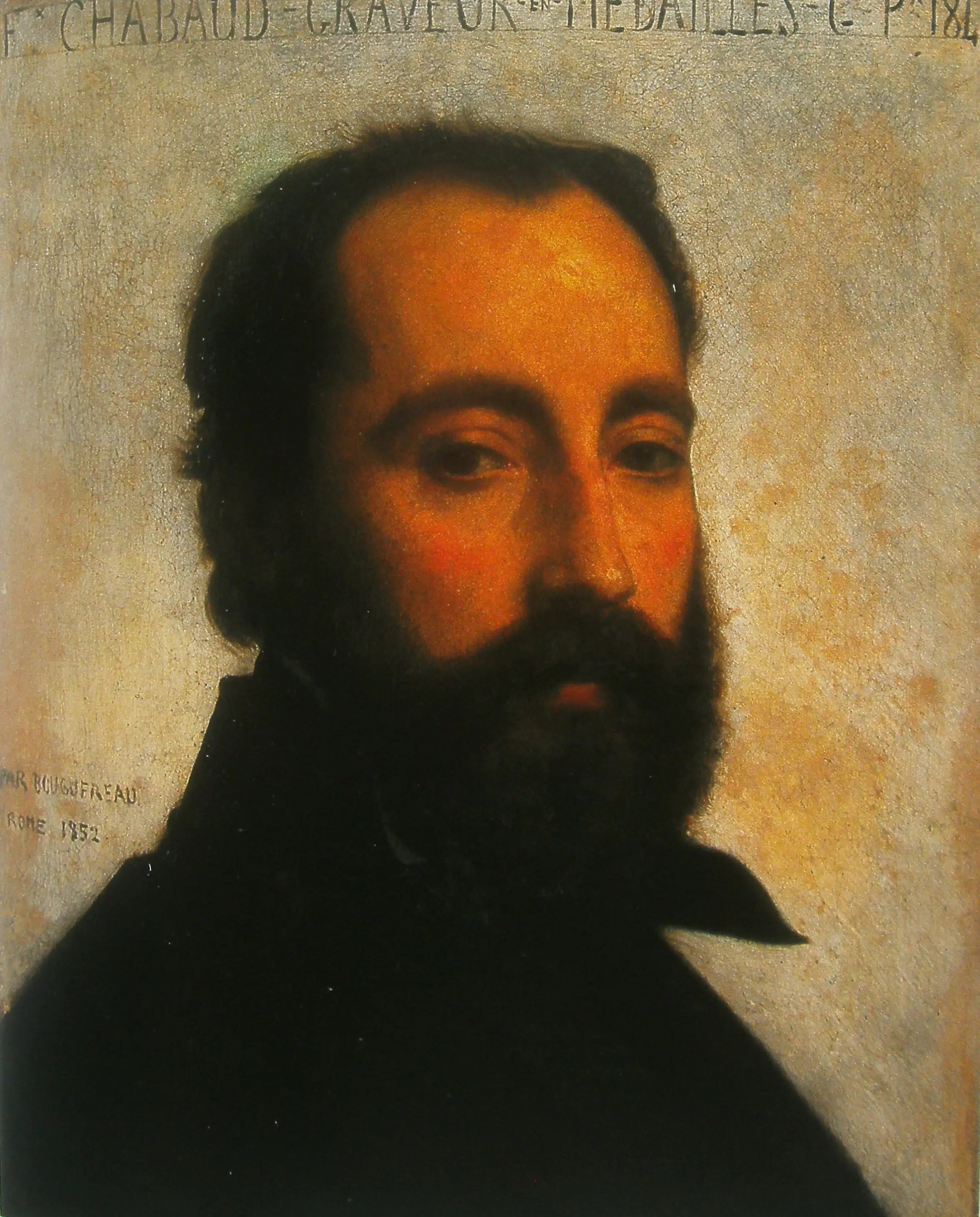 Portrait de Félix Chabaud - Bouguereau image 1 copie peinte à la main à l’huile