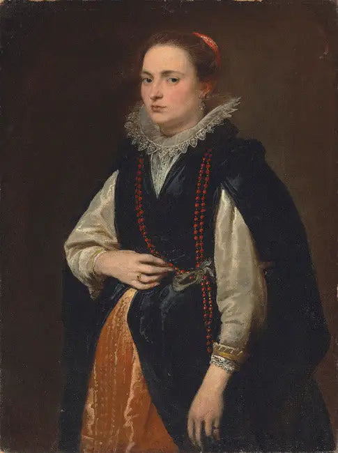 Porträt einer Frau, 1621-1628 - Antoine van Dyck