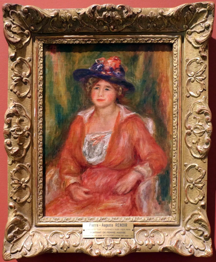Porträt einer sitzenden Frau - Pierre-Auguste Renoir