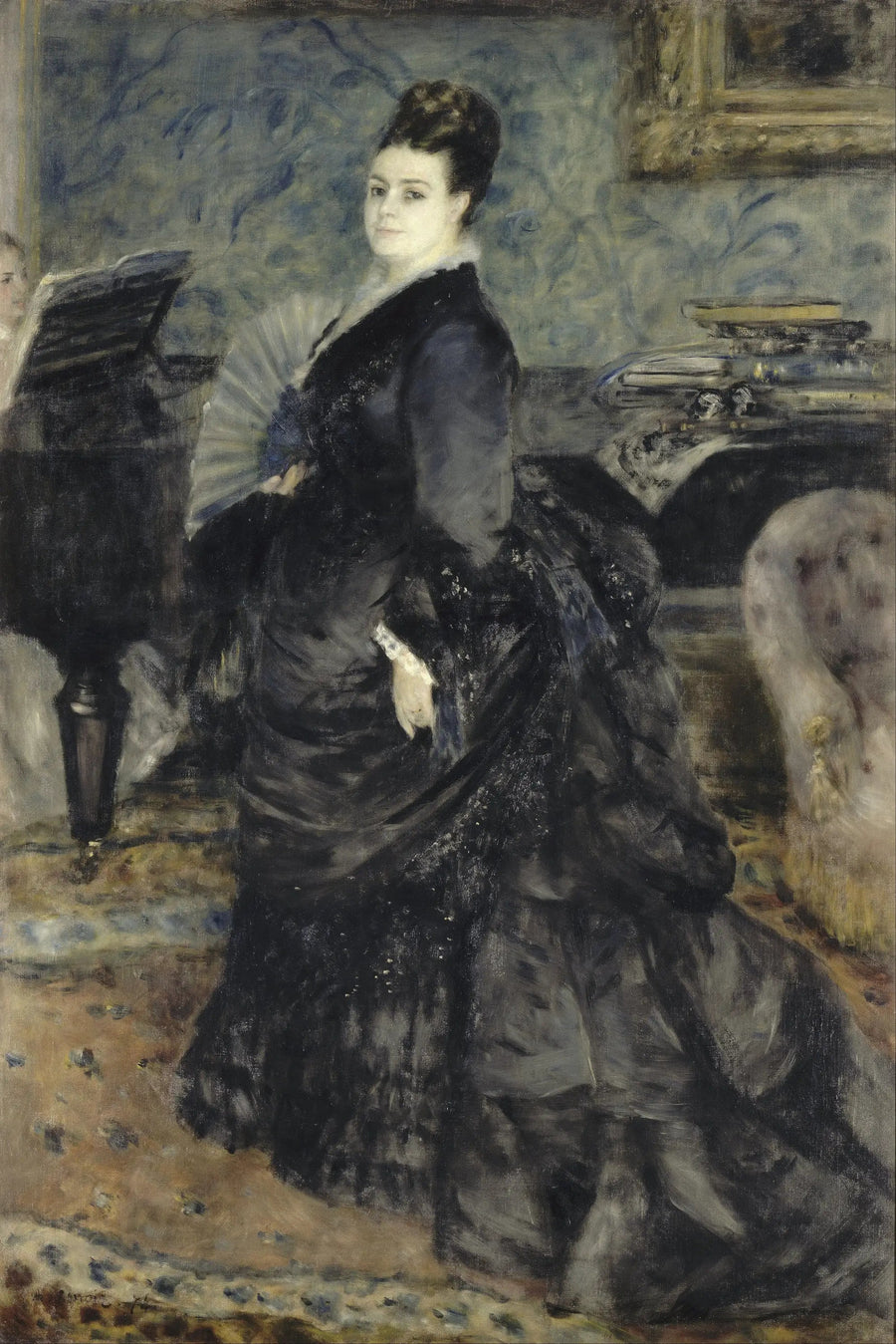 Porträt einer Frau, genannt Mme Georges Hartmann - Pierre-Auguste Renoir