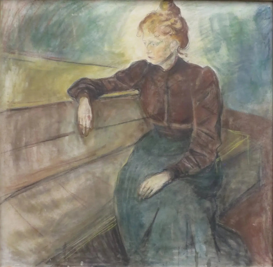 Frauenporträt - Edvard Munch