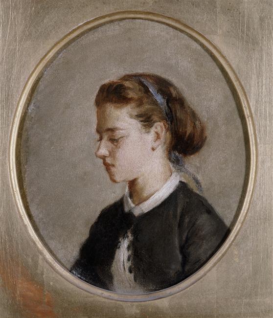 Porträt einer Frau - Eva Gonzalès