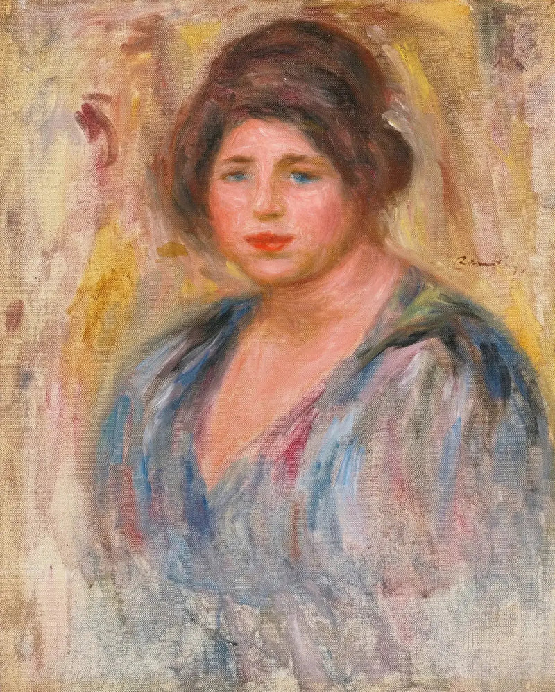 Frauenporträt (Gabrielle Renard) - Pierre-Auguste Renoir