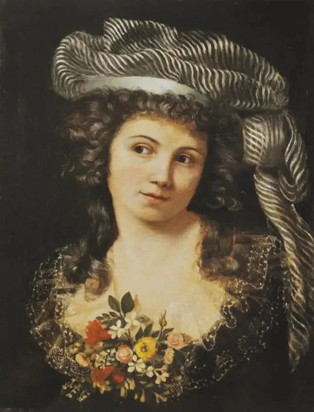 Frauenporträt - Gustave Courbet