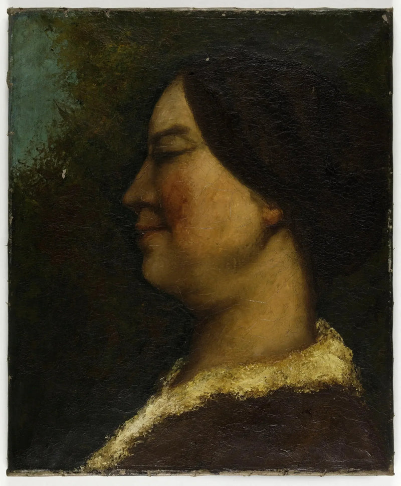 Frauenporträt - Gustave Courbet