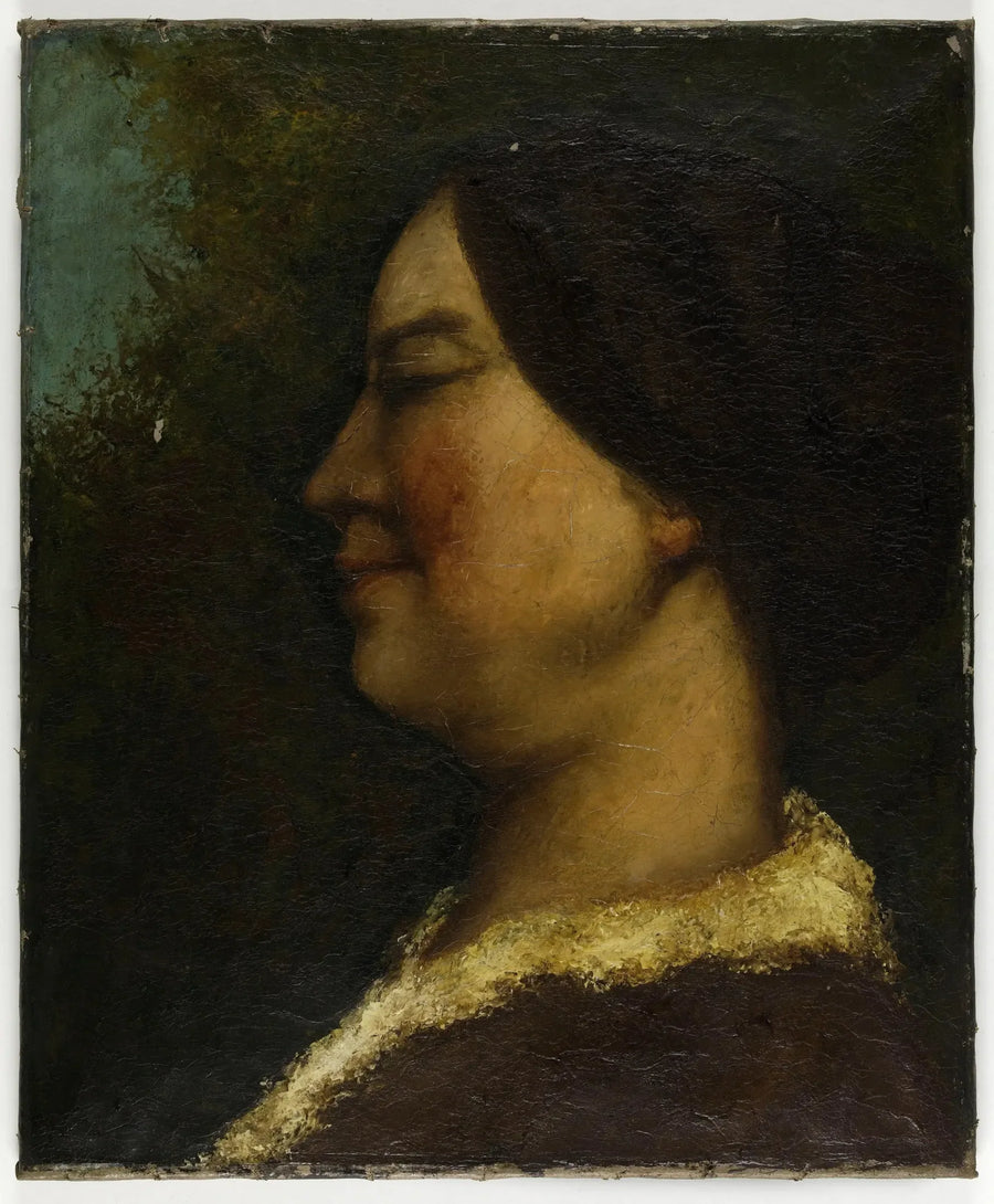 Frauenporträt - Gustave Courbet