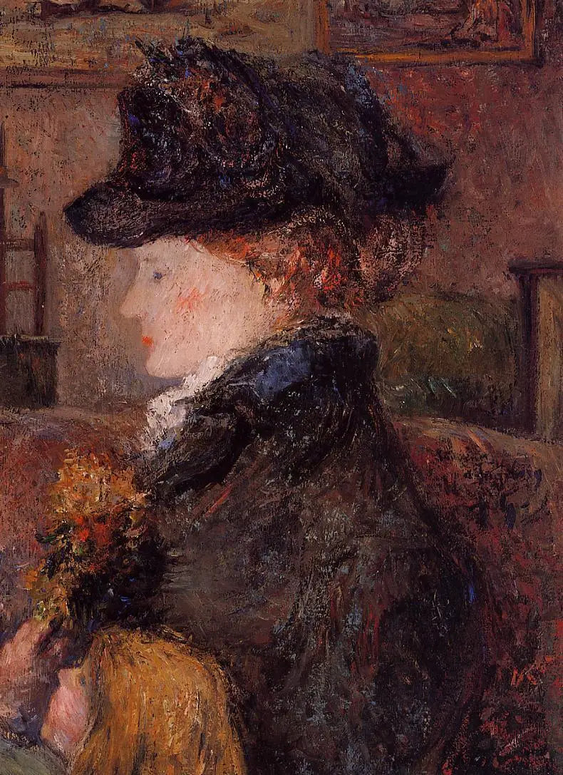 Frauenporträt (Ingeborg Thaulow) - Paul Gauguin