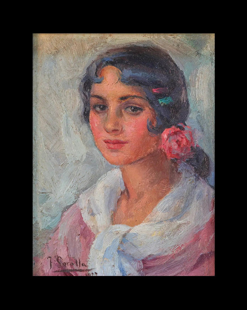 Frauenporträt - Joaquín Sorolla