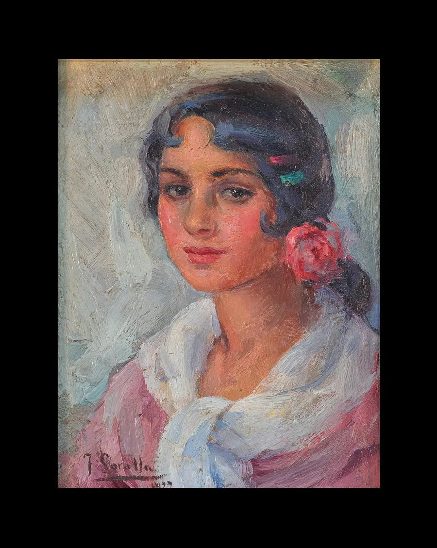 Frauenporträt - Joaquín Sorolla