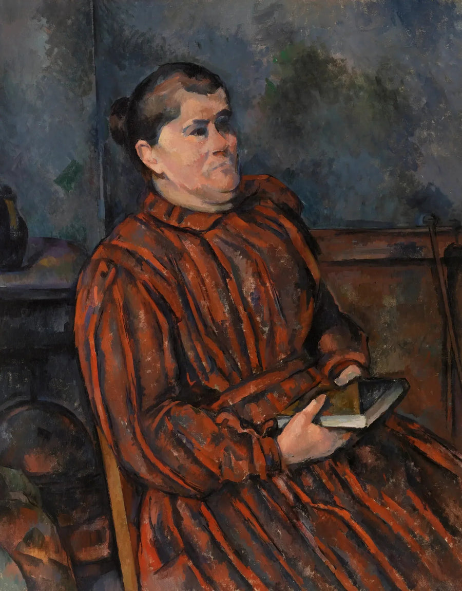 Porträt einer Frau - Paul Cézanne