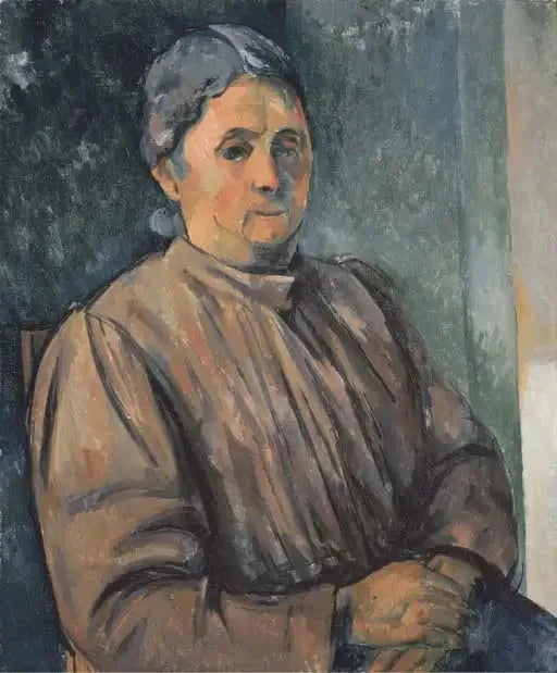 Porträt einer Frau - Paul Cézanne