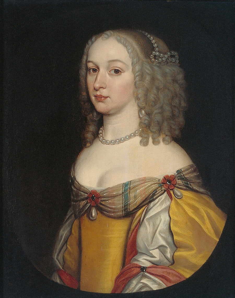 Porträt einer Frau, möglicherweise Amalia Margaretha van Brederode (1626/27–1663/65) – Gerrit van Honthorst
