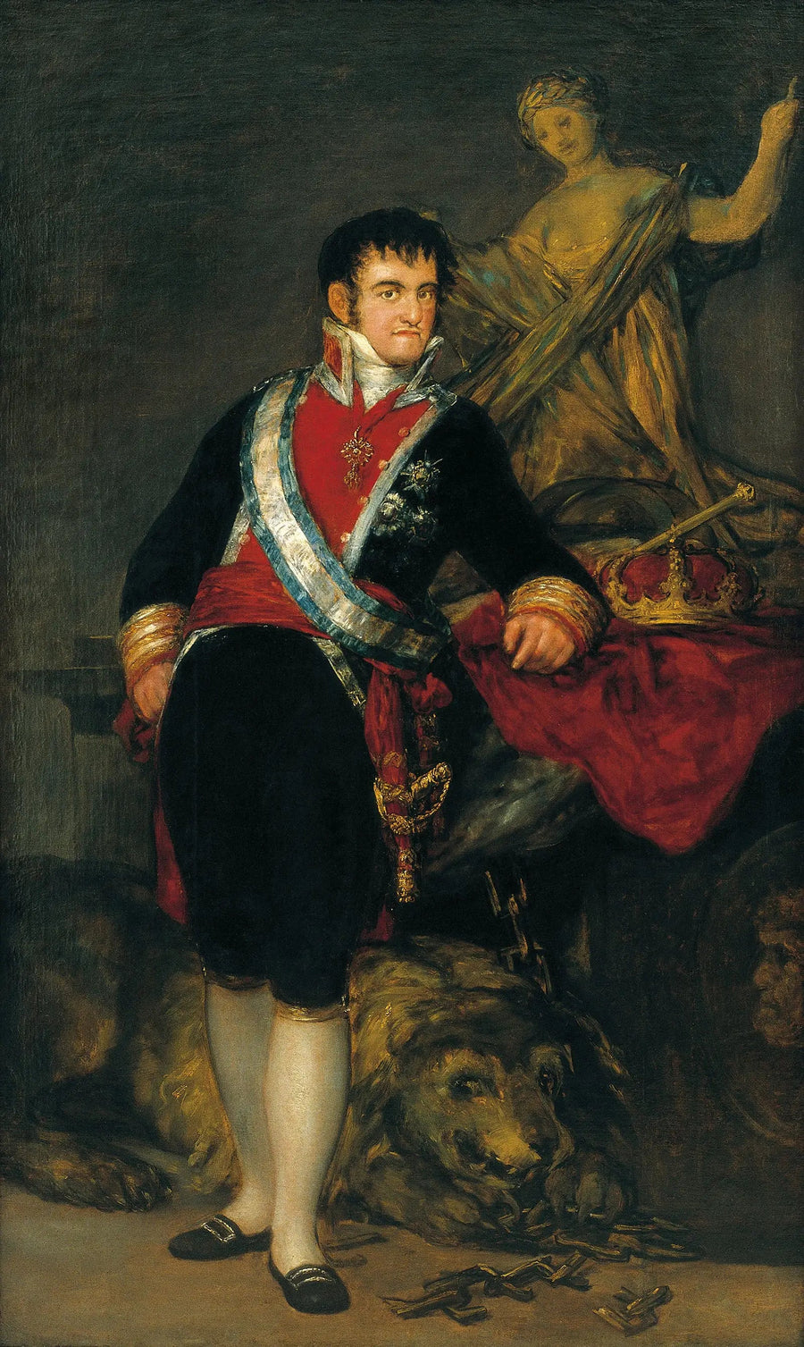 Porträt von Ferdinand VII. von Spanien - Francisco de Goya