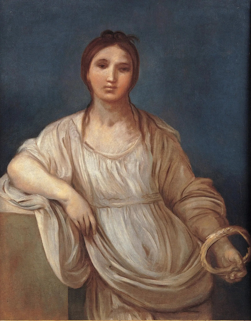 Porträt eines Mädchens mit einer Krone - Guido Reni