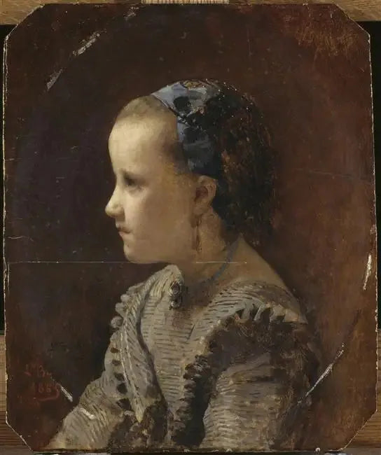 Portrait de fillette - Leon Bonnat