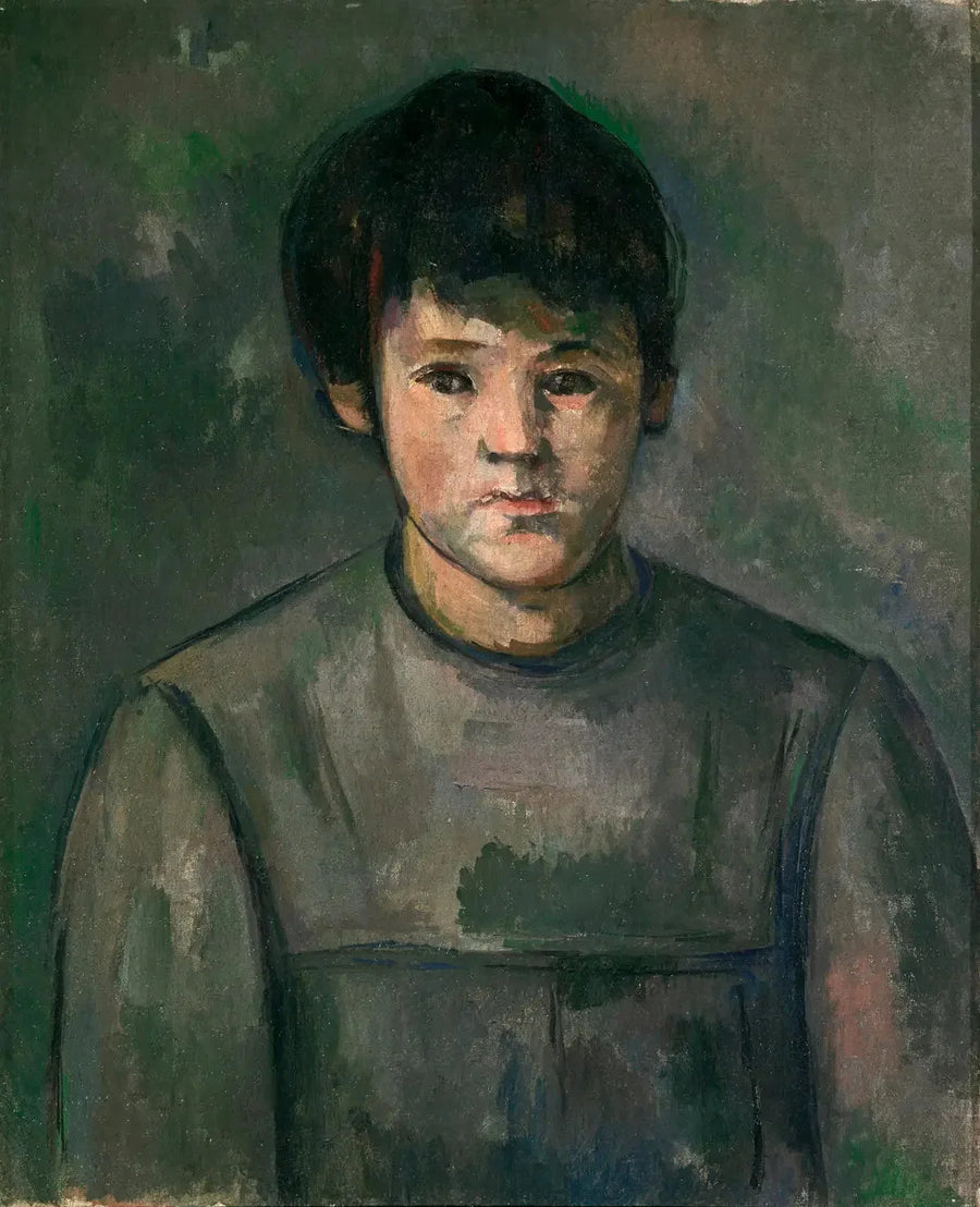 Porträt eines Mädchens - Paul Cézanne
