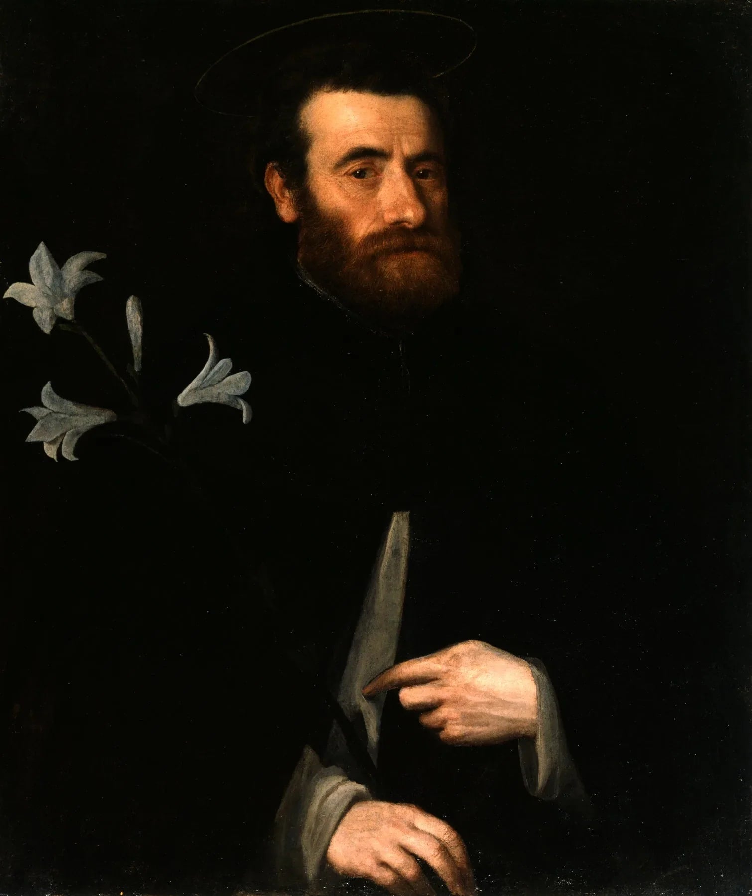 Portrait de Fra Lorenzo da Bergamo - Lorenzo Lotto image 1 copie de tableau peinte à la main