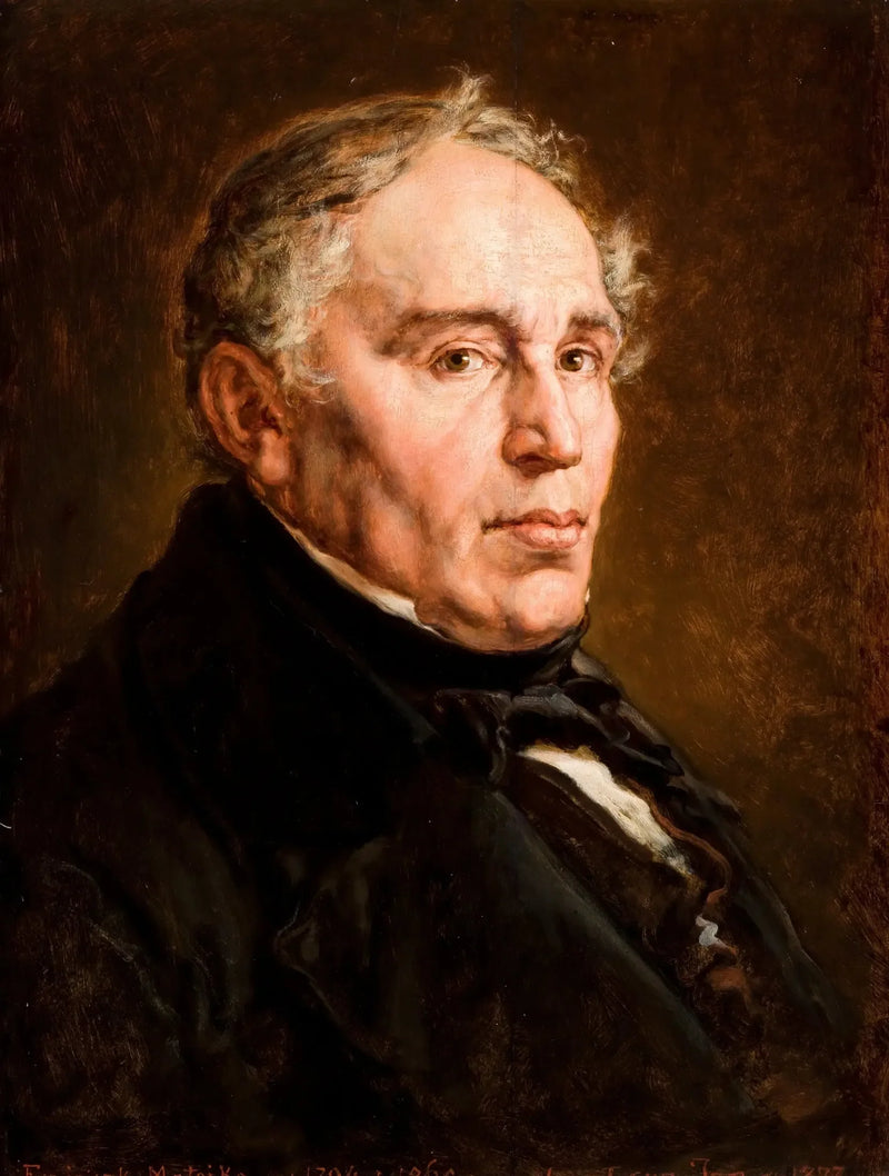 Portrait von Franciszek Matejko, dem Vater des Künstlers. - Jan Matejko