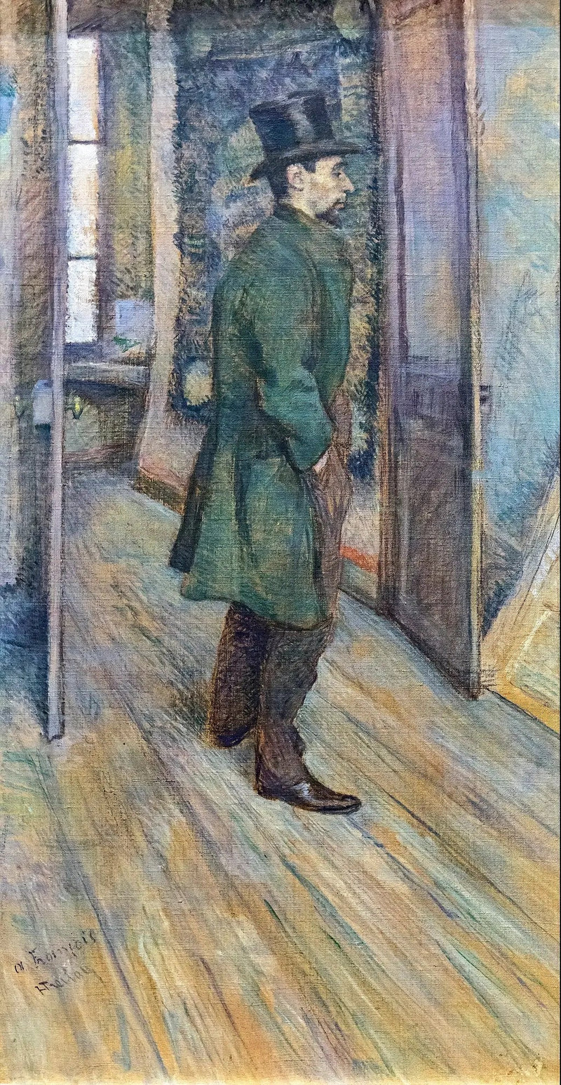 Porträt von François Gauzi - Henri de Toulouse-Lautrec