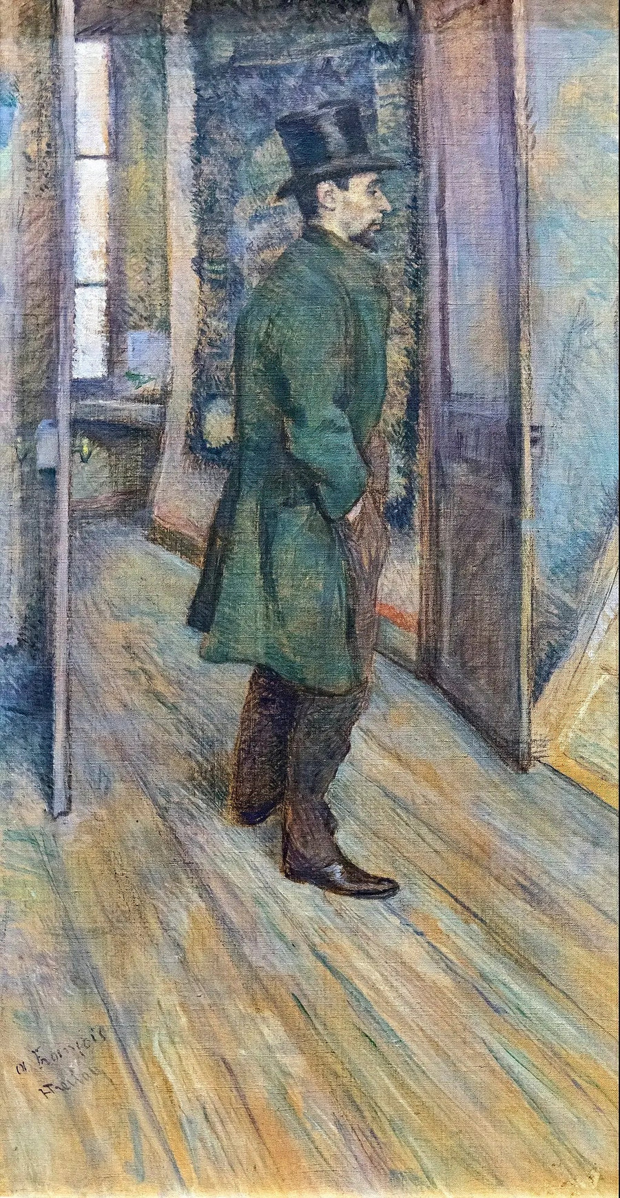 Porträt von François Gauzi - Henri de Toulouse-Lautrec