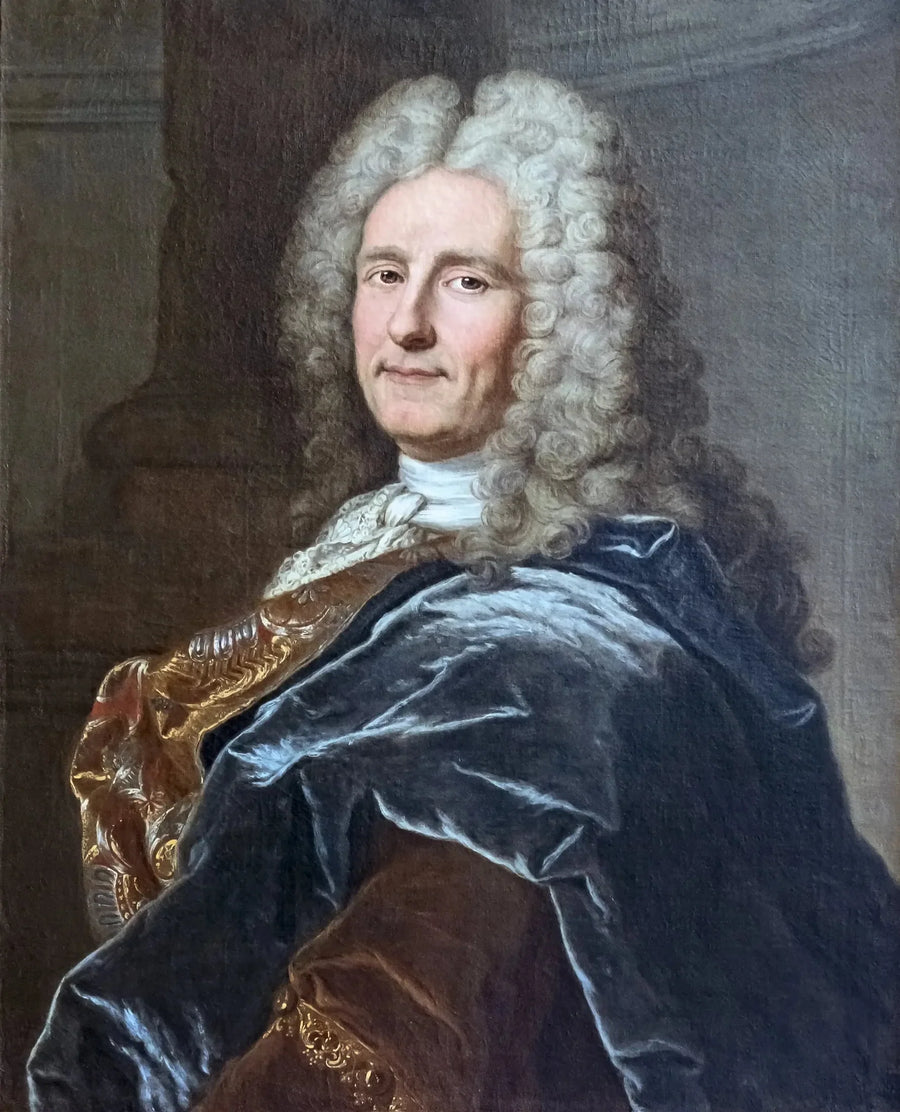 Porträt von François Ier Castanier (1676-1759) - Hyacinthe Rigaud