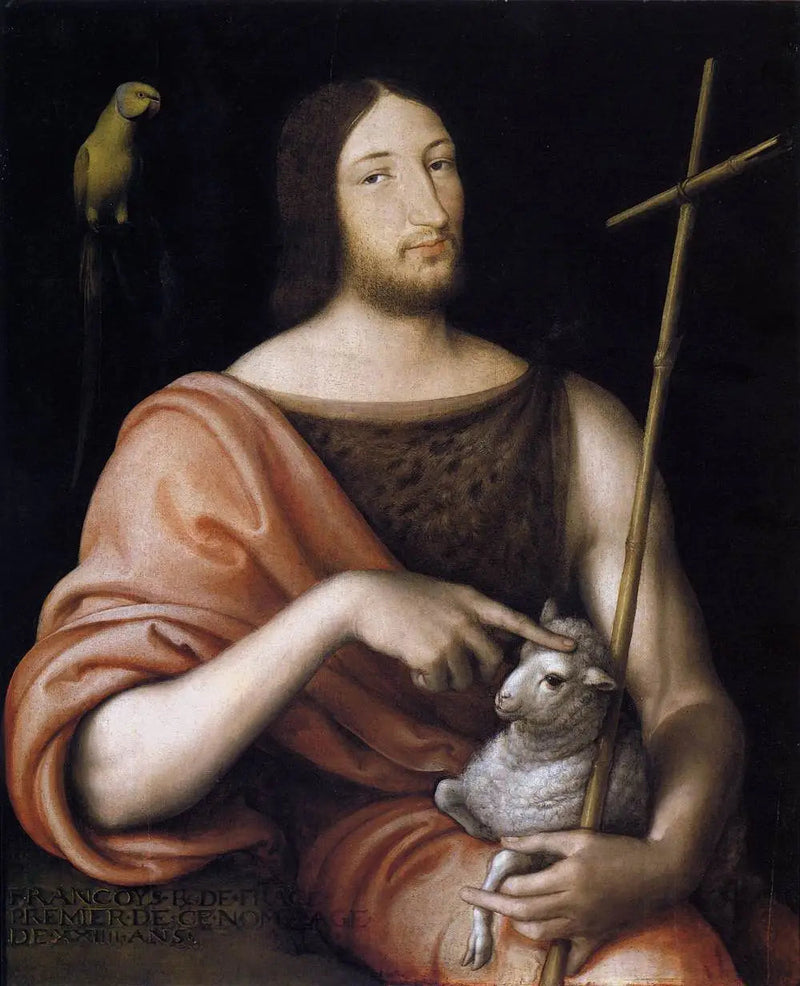 Porträt von Franz I. und Johannes dem Täufer - Jean Clouet