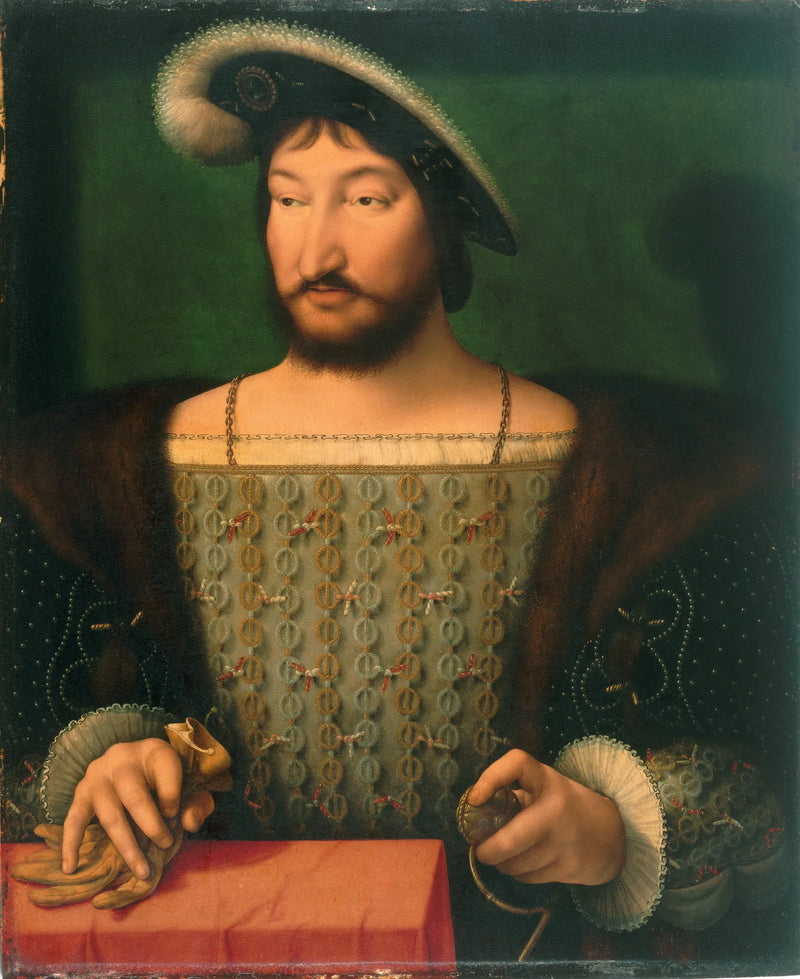 Porträt von Franz I., König von Frankreich - Joos van Cleve