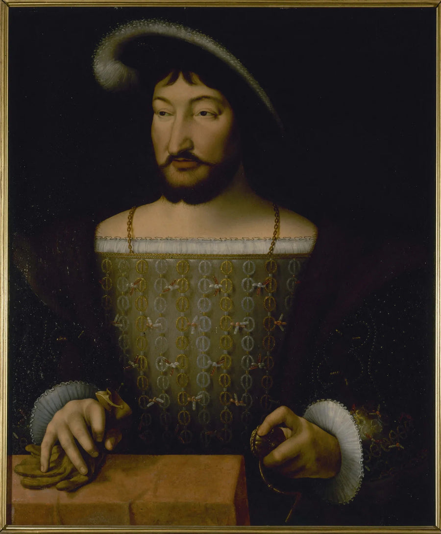 Porträt von Franz I., König von Frankreich - Joos van Cleve