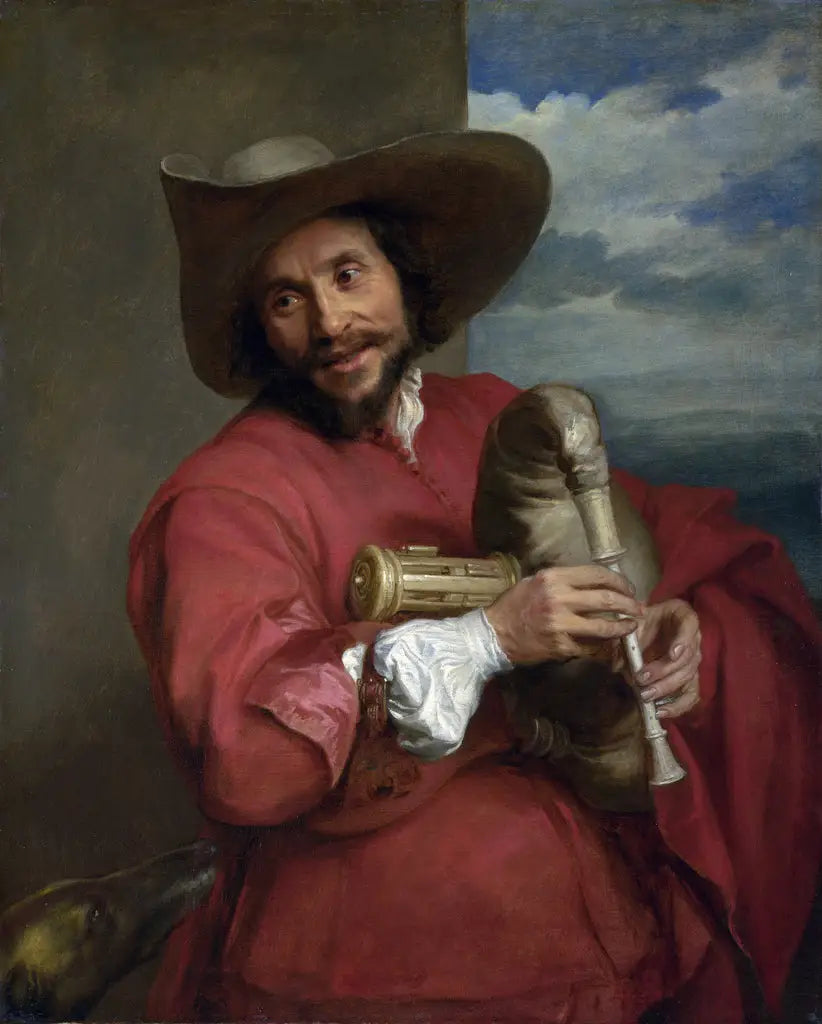 Portrait de François Langlois dit Chartres ou Ciartres - Antoine van Dyck