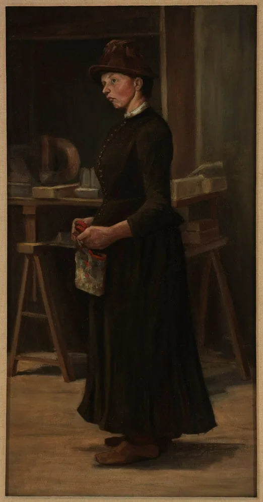 Porträt von Fräulein Kyburz - Ferdinand Hodler