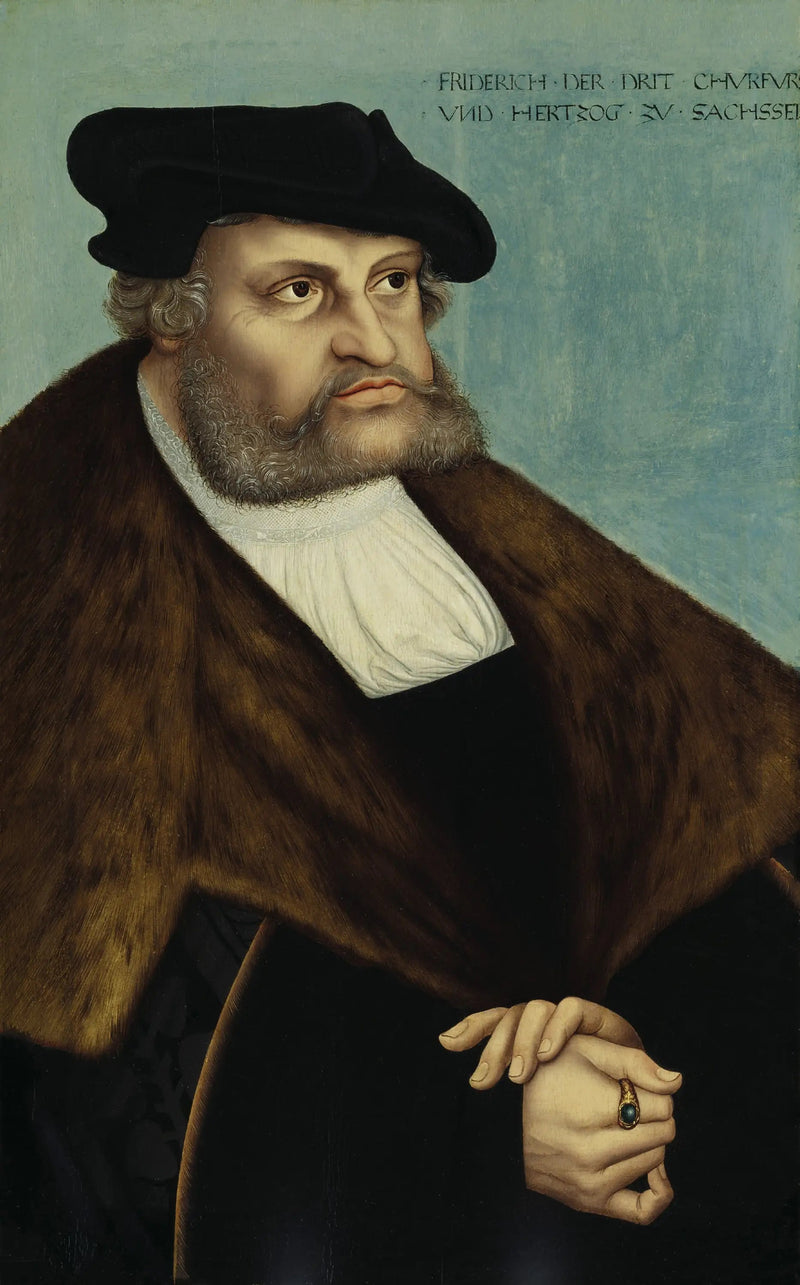 Porträt von Friedrich III. von Sachsen - Lucas Cranach der Ältere