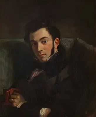 Portrait de Frédéric Villot - Eugène Delacroix image 1 copie de tableau peinte à la main